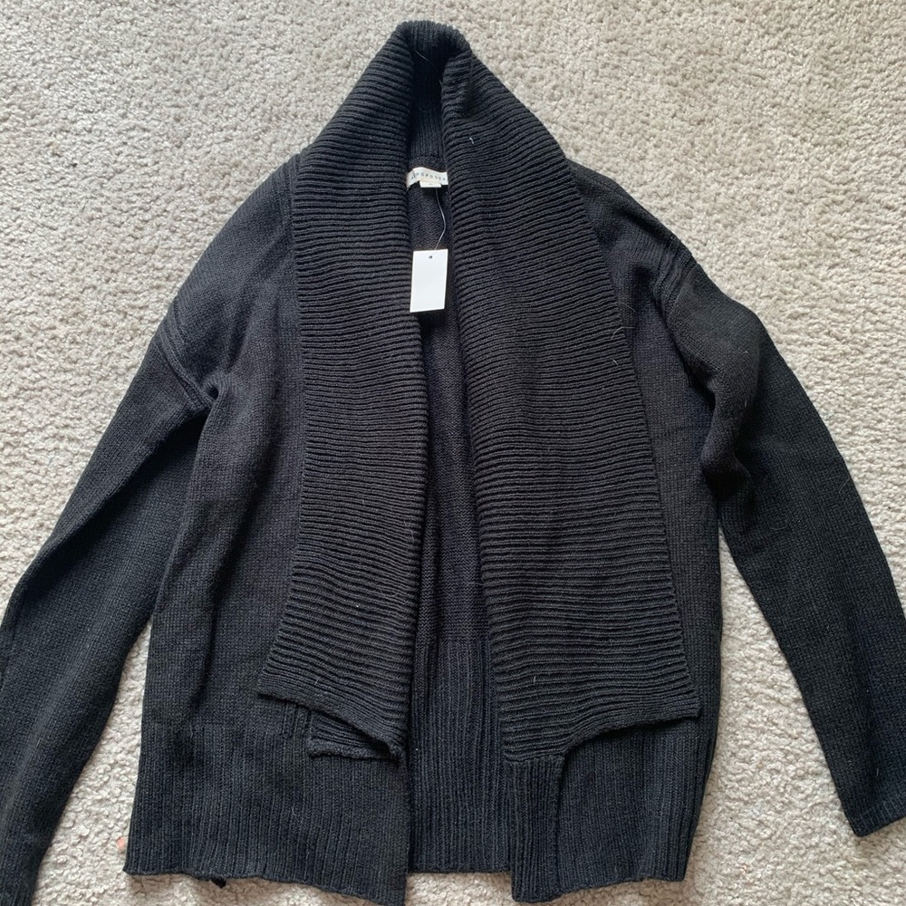 Aeropostale juniors black cardigan